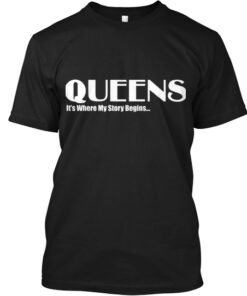 Queens T-Shirt Black
